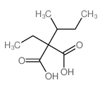 Propanedioic acid,ethyl(1-methylpropyl)-结构式