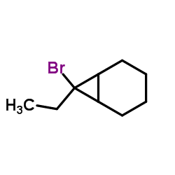 7-Bromo-7-ethylbicyclo[4.1.0]heptane结构式