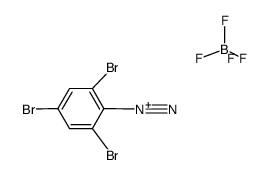 2,4,6-Tribromobenzenediazonium tetrafluoroborate结构式