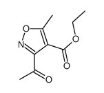 Ethyl 3-acetyl-5-methyl-1,2-oxazole-4-carboxylate Structure