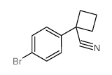 1-(4-BROMOPHENYL)CYCLOBUTANECARBONITRILE structure