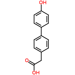 4-Hydroxybiphenylacetic Acid结构式