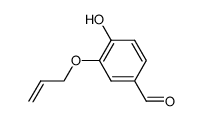 4-hydroxy-3-(2-propenyloxy)benzaldehyde结构式