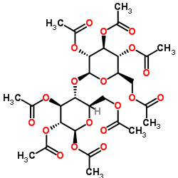 D-Cellobiose octaacetate structure