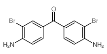 bis(4-amino-3-bromo-phenyl)methanone structure