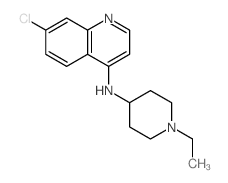 7-chloro-N-(1-ethyl-4-piperidyl)quinolin-4-amine结构式
