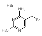 4-氨基-5-(溴甲基)-2-甲基嘧啶二氢溴化物结构式