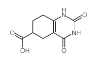 2,4-二羟基-5,6,7,8-四氢喹唑啉-6-羧酸结构式
