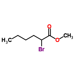 Methyl 2-bromohexanoate Structure