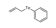 Allyl phenyl telluride Structure