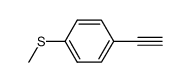 BENZENE, 1-ETHYNYL-4-(METHYLTHIO)-结构式