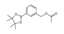 3-乙酰氧基甲基苯硼酸频那醇酯结构式