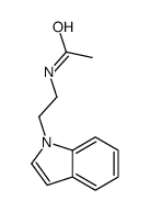 N-(2-indol-1-ylethyl)acetamide结构式