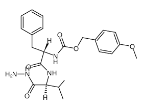 Z(OMe)-Phe-Val-NH-NH2结构式