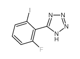5-(2-氟-6-碘苯基)-1H-四唑结构式