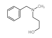 3-苄甲氨基-1-丙醇结构式