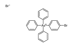 (4-bromophenyl)-triphenylarsanium,bromide Structure