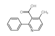 4-甲基-2-苯基吡啶-3-羧酸结构式