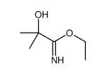 ethyl 2-hydroxy-2-methylpropanimidate Structure