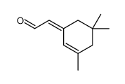 (2E)-2-(3,5,5-trimethylcyclohex-2-en-1-ylidene)acetaldehyde Structure