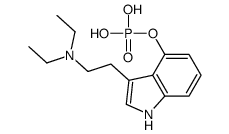 [3-[2-(diethylamino)ethyl]-1H-indol-4-yl] dihydrogen phosphate Structure