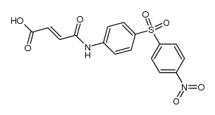 N-[4-(4-nitro-benzenesulfonyl)-phenyl]-maleamic acid Structure