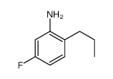 5-fluoro-2-propylaniline Structure