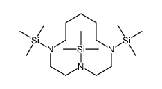 [1,7-bis(trimethylsilyl)-1,4,7-triazacyclododec-4-yl]-trimethylsilane Structure