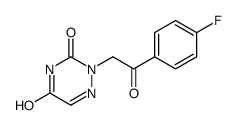 2-[2-(4-fluorophenyl)-2-oxoethyl]-1,2,4-triazine-3,5-dione Structure