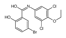 5-bromo-N-(3,5-dichloro-4-ethoxyphenyl)-2-hydroxybenzamide Structure