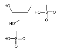 2-ethyl-2-methylpropane-1,3-diol,methanesulfonic acid Structure