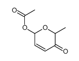 (6-methyl-5-oxo-2H-pyran-2-yl) acetate Structure