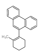 Phenanthrene, 9-(2-methyl-1-cyclohexen-1-yl)- Structure