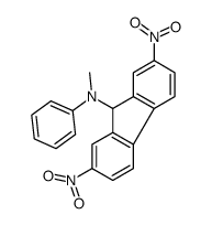 N-methyl-2,7-dinitro-N-phenyl-9H-fluoren-9-amine Structure