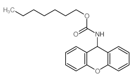 heptyl N-(9H-xanthen-9-yl)carbamate picture