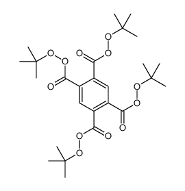 Tetra-t-butylperoxypyromellitate Structure