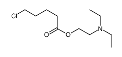 2-(diethylamino)ethyl 5-chloropentanoate Structure