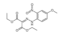 diethyl 2-[(4-methoxy-2-nitrophenyl)hydrazinylidene]propanedioate结构式