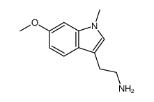 N1-methyl-6-methoxytryptamine结构式
