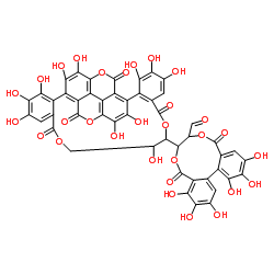 安石榴甙； 安石榴苷结构式