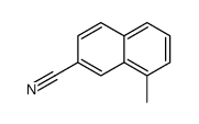 8-methylnaphthalene-2-carbonitrile结构式