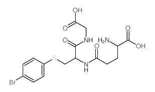Glycine,N-[S-(4-bromophenyl)-N-L-g-glutamyl-L-cysteinyl]-(9CI) structure