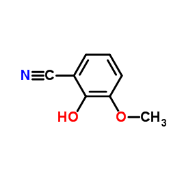 2-Hydroxy-3-methoxybenzonitrile structure