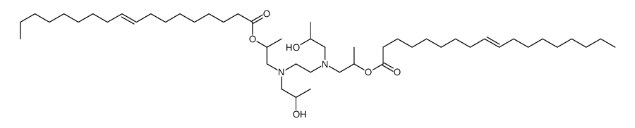 1-[2-hydroxypropyl-[2-[2-hydroxypropyl-[2-[(Z)-octadec-9-enoyl]oxypropyl]amino]ethyl]amino]propan-2-yl (Z)-octadec-9-enoate Structure