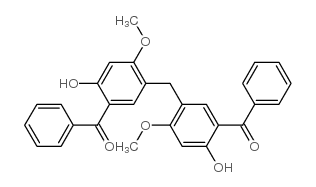 5,5-亚甲基双(2-羟基-4-甲氧基苯甲酮)结构式