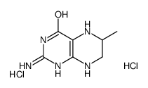 (±)-6-甲基-5,6,7,8-四氢蝶啶二盐酸盐结构式