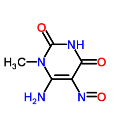 6-氨基-1-甲基-5-硝基尿嘧啶结构式