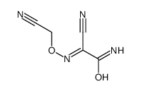 2-amino-N-(cyanomethoxy)-2-oxoethanimidoyl cyanide结构式