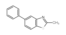 2-甲基-5-苯基苯并噻唑结构式