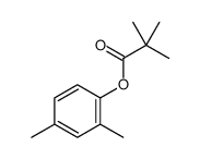 (2,4-dimethylphenyl) 2,2-dimethylpropanoate结构式
